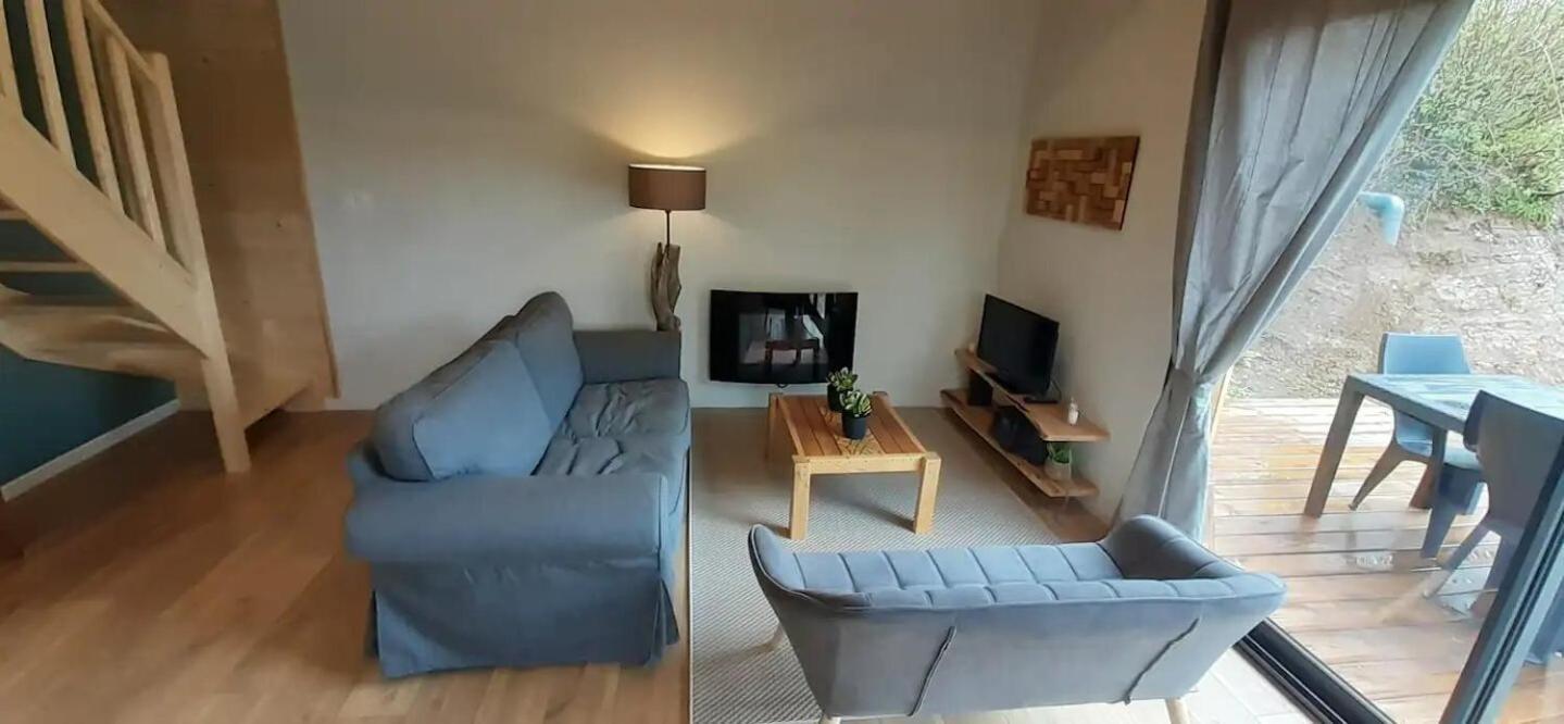 Chalets De Pont Cob Avec Spa Gouézec Esterno foto