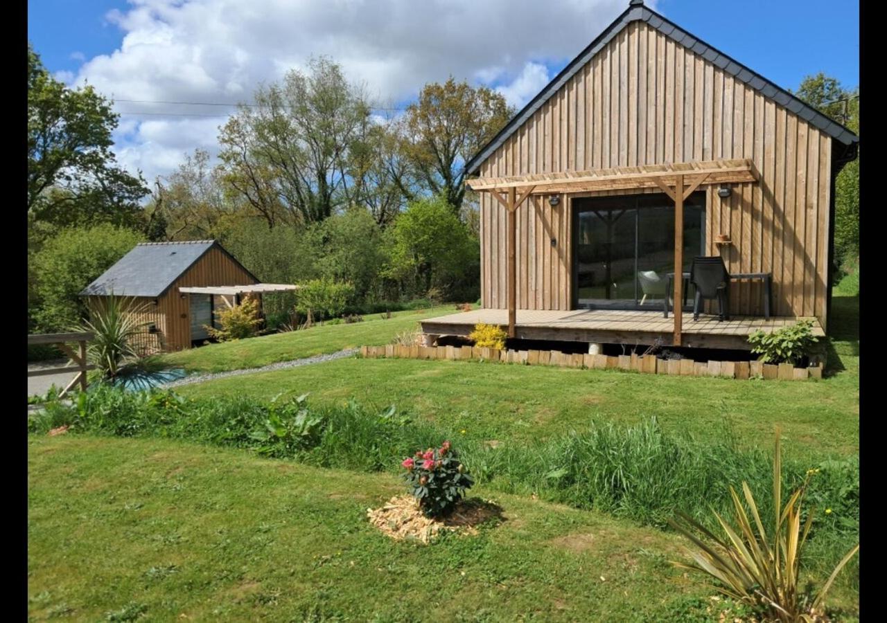 Chalets De Pont Cob Avec Spa Gouézec Esterno foto