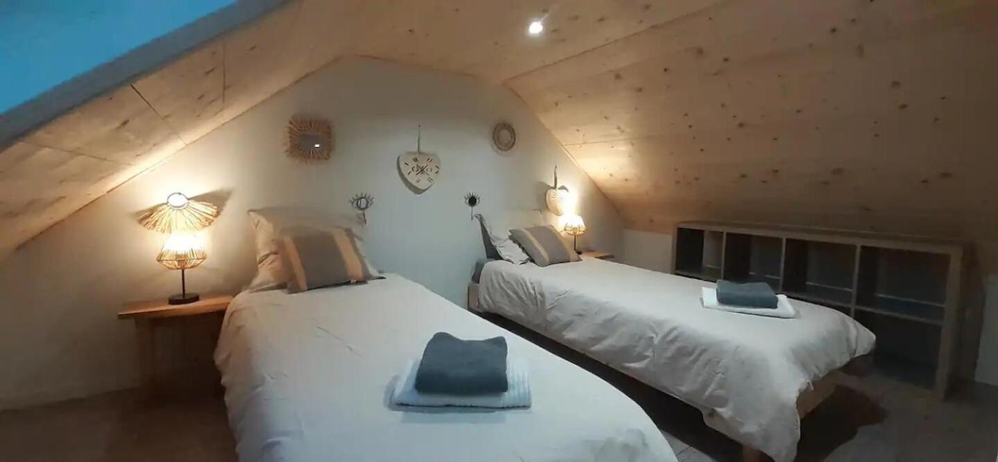 Chalets De Pont Cob Avec Spa Gouézec Esterno foto
